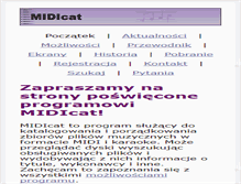 Tablet Screenshot of midicat.net
